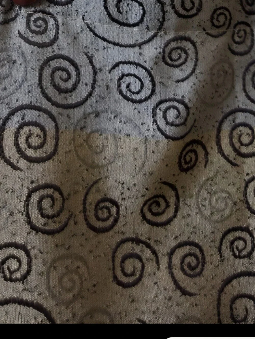 Miramar ombre shower curtain in great condition.  Hooks and liner not included.